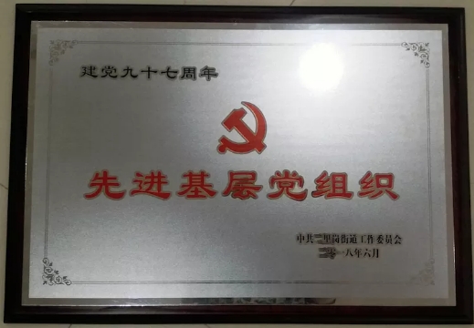 中博支部荣获先进基层党组织称号